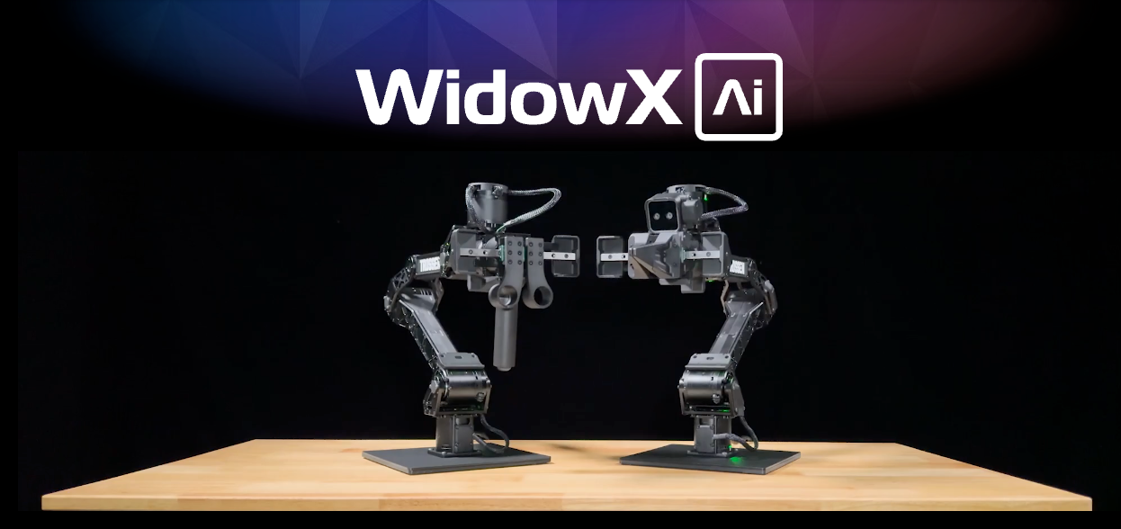 WidowX AI: 리더 한 대 팔로워 한 대면 논문 실험이 시작돼요