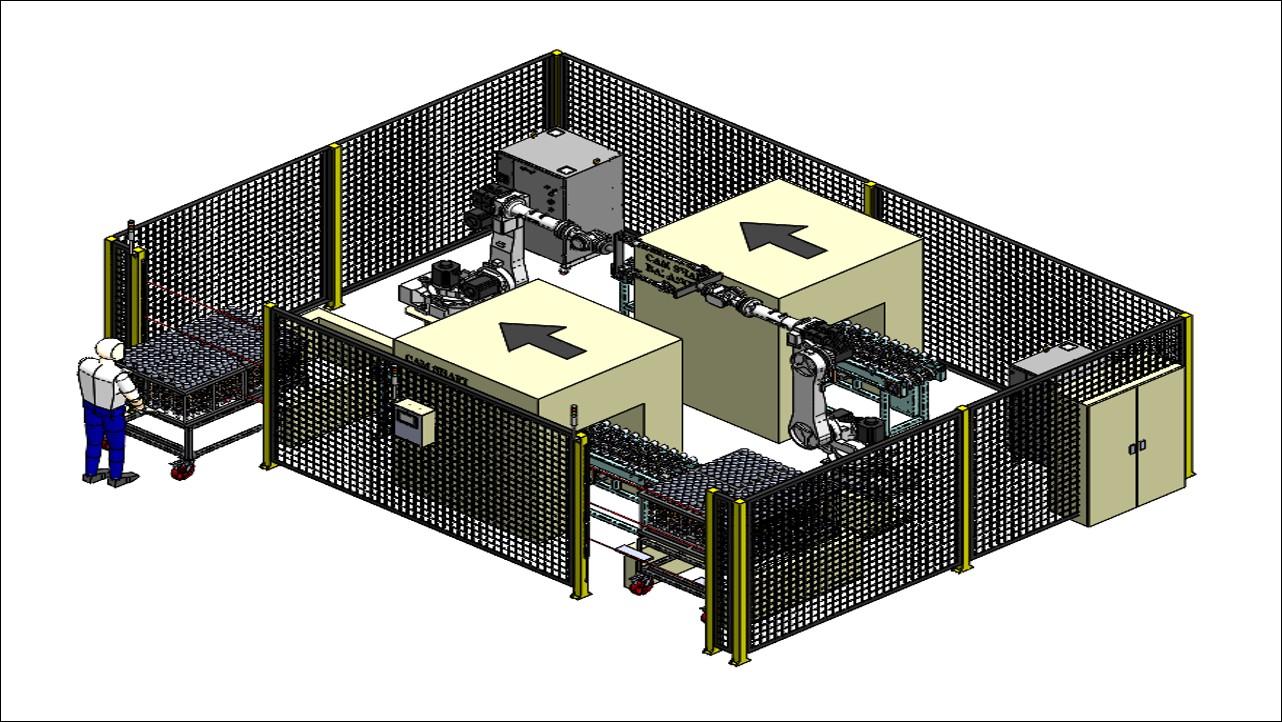 캠 샤프트 머신의 제품 로딩/언로딩 자동화로 생산성 향상에서 인건비 절감까지 달성했어요 📈