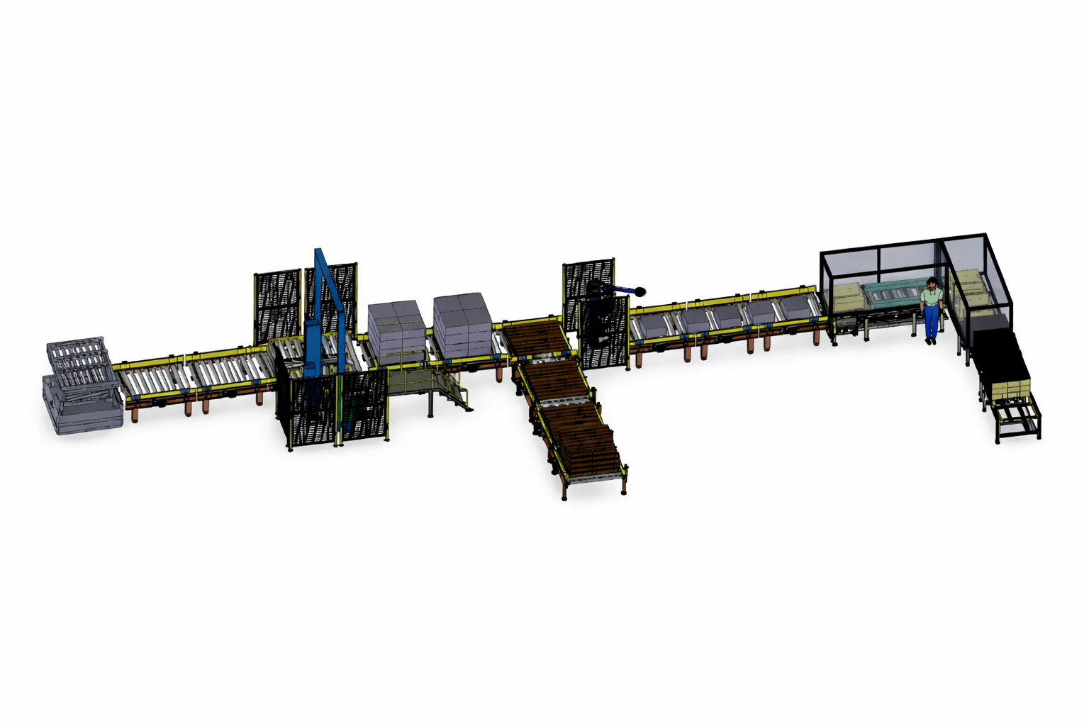 👁️📦🤖 Vision 기반 식품 외박스 검사·로봇 팔레타이징 자동화 라인